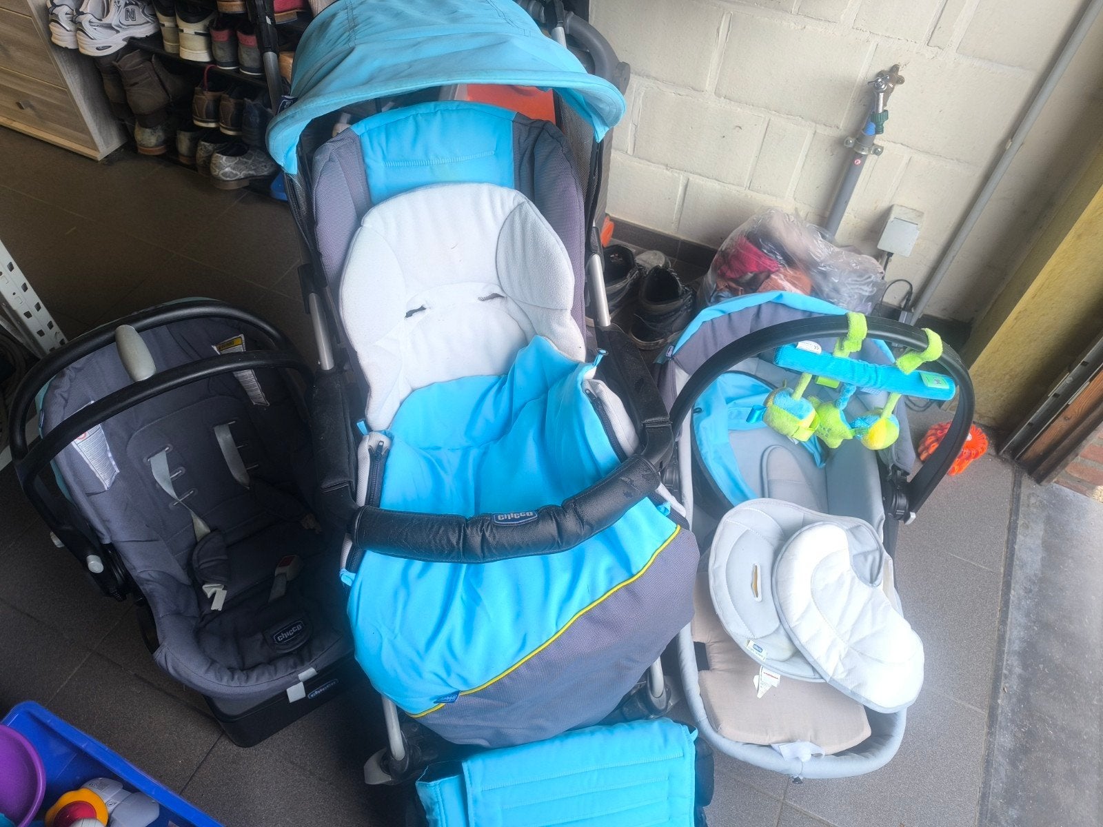 wandelwagen, Kinderen en Baby's, Gebruikt, Met autostoeltje, Ophalen, Kinderwagen