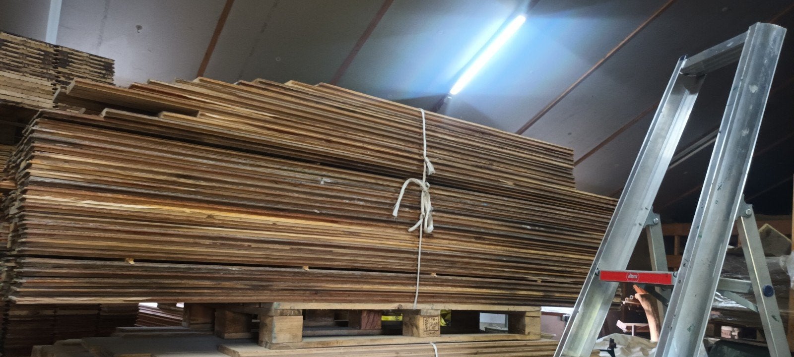 planches en chêne massif, Enlèvement