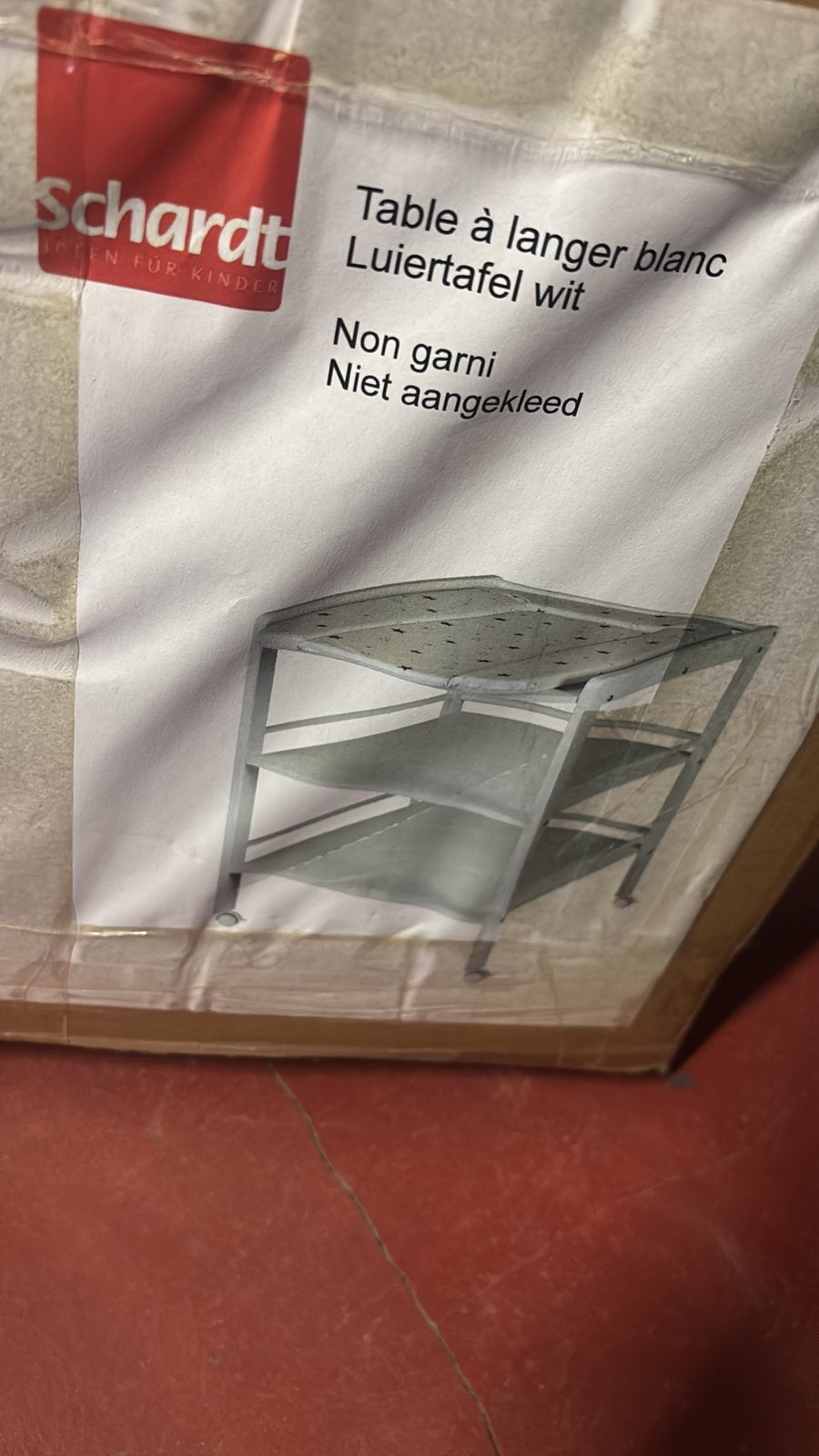 Luiertafel, Kinderen en Baby's, Badjes en Verzorging, Ophalen, Nieuw