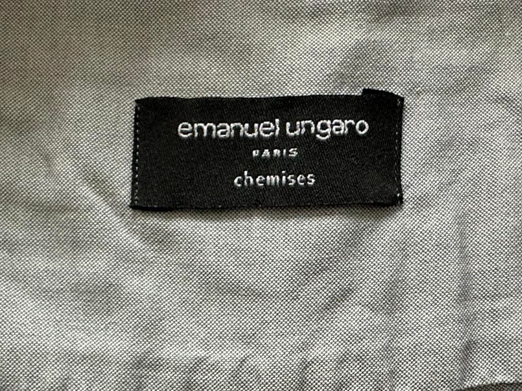 Exclusief kostuumhemd Ungaro in perfecte staat, Ophalen of Verzenden, Zo goed als nieuw, Grijs, Halswijdte 39/40 (M)