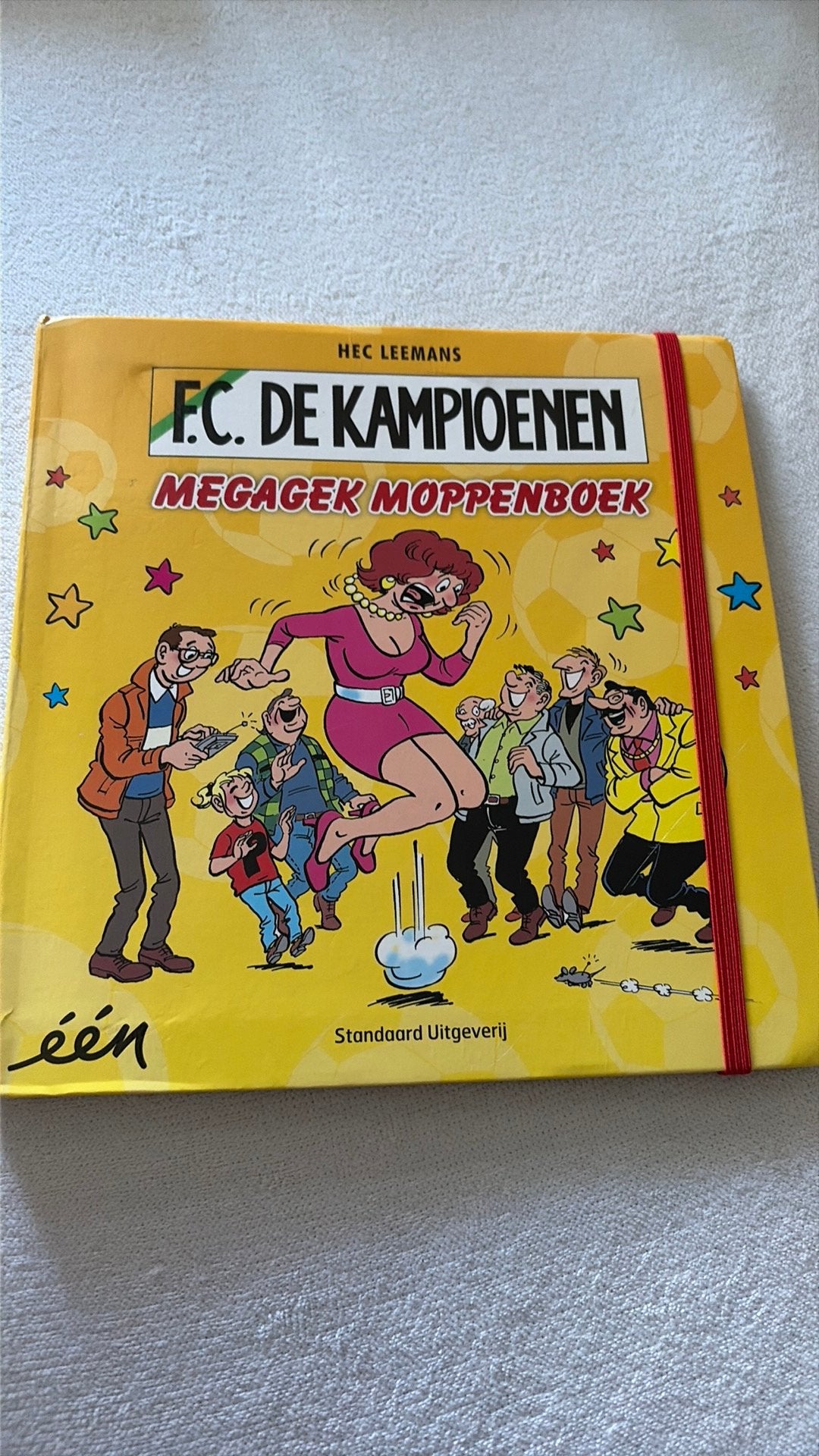 FC De Kampioenen - Megagek moppenboek, Ophalen, Fictie algemeen, Nieuw, Annemie Bosmans; Saskia Martens; Hec Leemans
