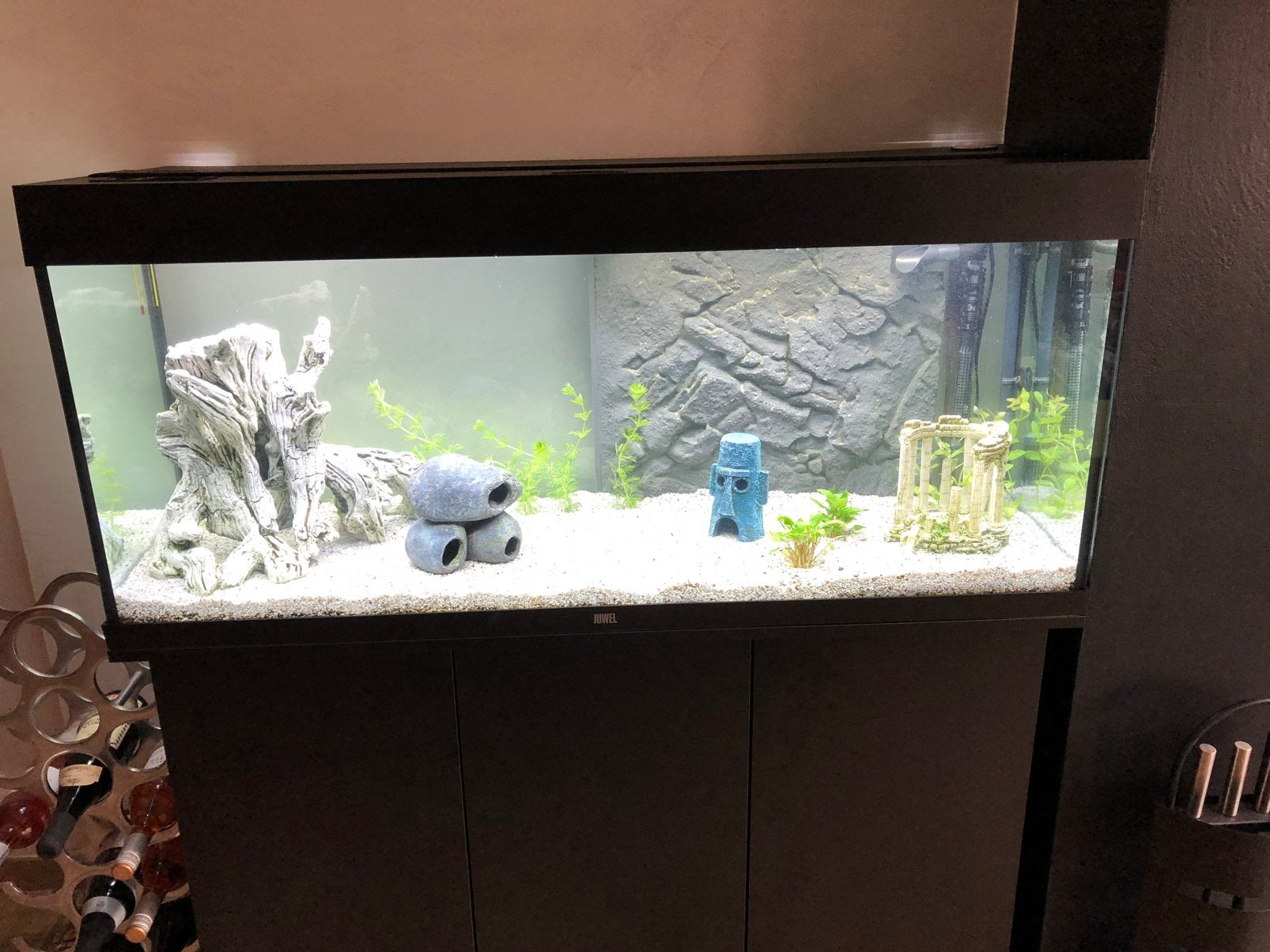 Juwel Rio 240 aquarium + meubel, Dieren en Toebehoren, Vissen | Aquaria en Toebehoren, Ophalen, Gebruikt, Pomp, Leeg aquarium