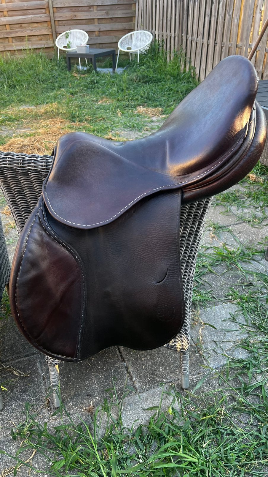 Zadel Bruno Delgrange 17 #paard #equilini #Animo, Ophalen of Verzenden, Zo goed als nieuw