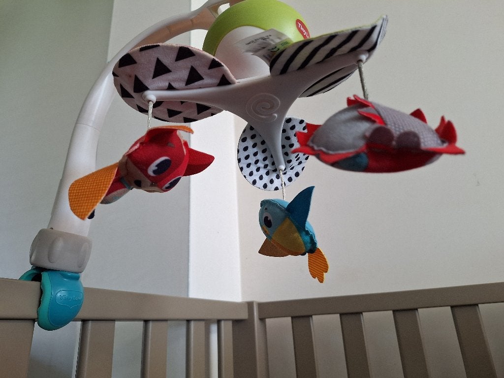 Babymobiel (mini - TinyLove), Kinderen en Baby's, Speelgoed | Overig, Ophalen, Zo goed als nieuw, Jongen of Meisje