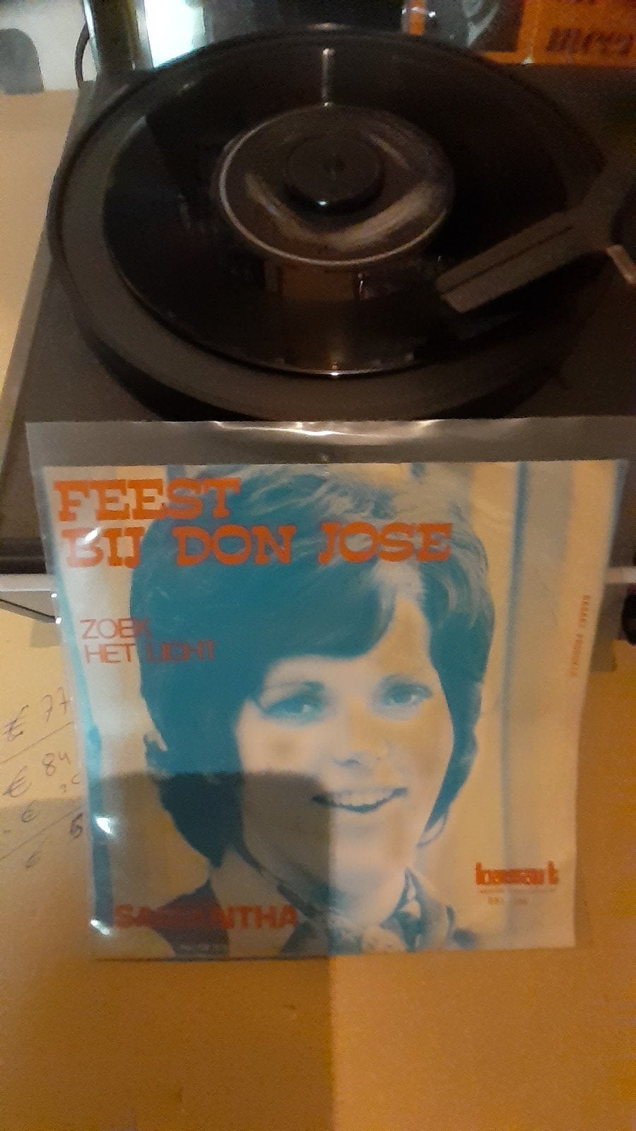 vinyl singel samantha feest bij don jose in goede staat, Cd's en Dvd's, Vinyl | Overige Vinyl, Ophalen of Verzenden