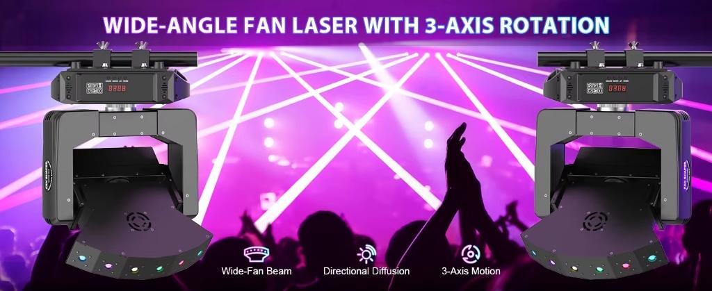 First Class 6 Way Rgb Laser Moving Head, Muziek en Instrumenten, Ophalen of Verzenden, Nieuw, Licht, Geluidgestuurd
