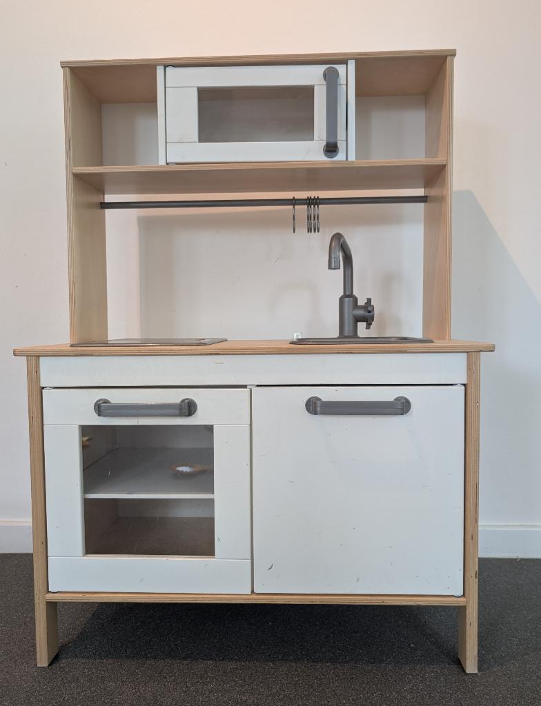 Speelgoed keuken + vele accessoires, Ophalen, Zo goed als nieuw, Hout, Speelkeuken