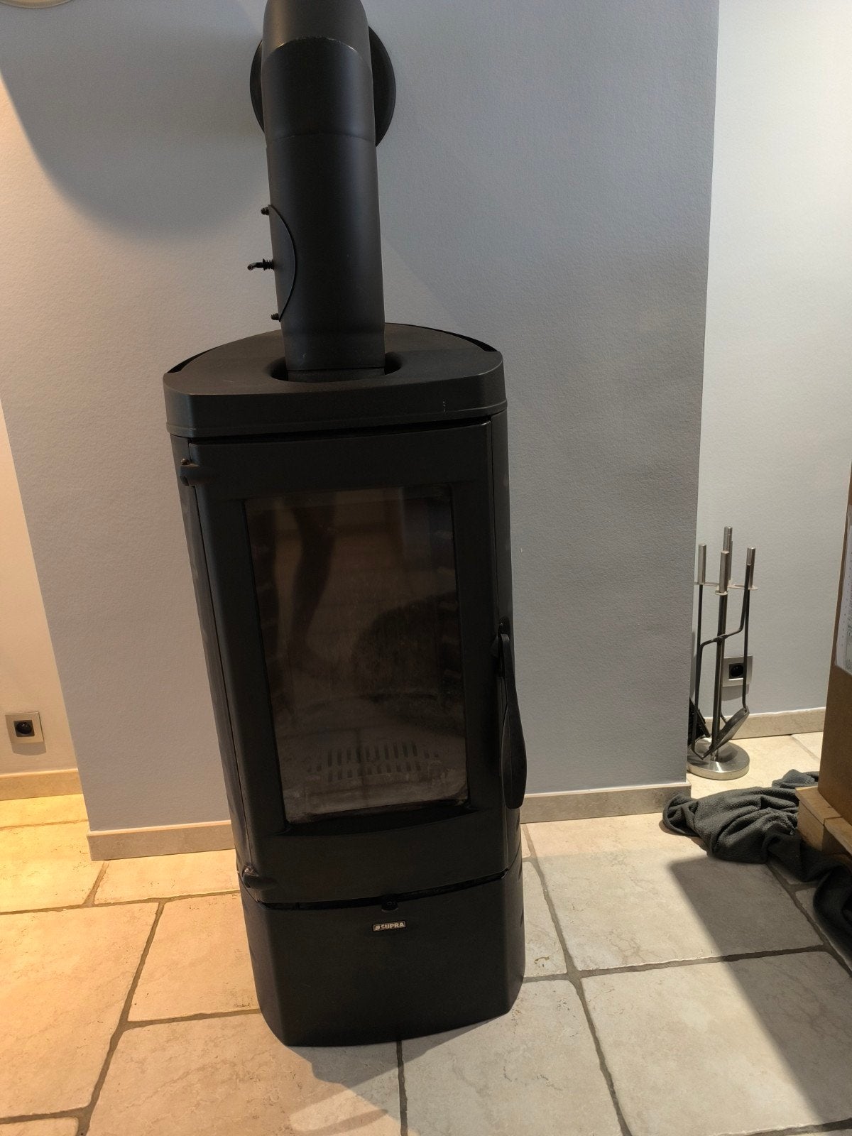houtkachel supra, Huis en Inrichting, Kachels, Ophalen, Gebruikt, Houtkachel, Vrijstaand