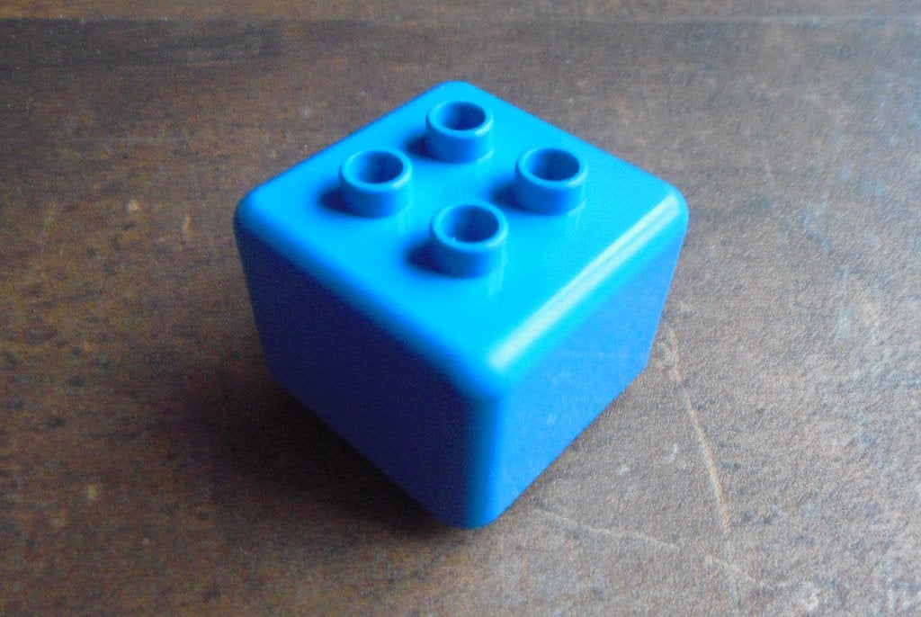 Lego Primo Brick 1x1 Four Duplo Studs (zie foto's), Kinderen en Baby's, Speelgoed | Duplo en Lego, Ophalen of Verzenden, Gebruikt