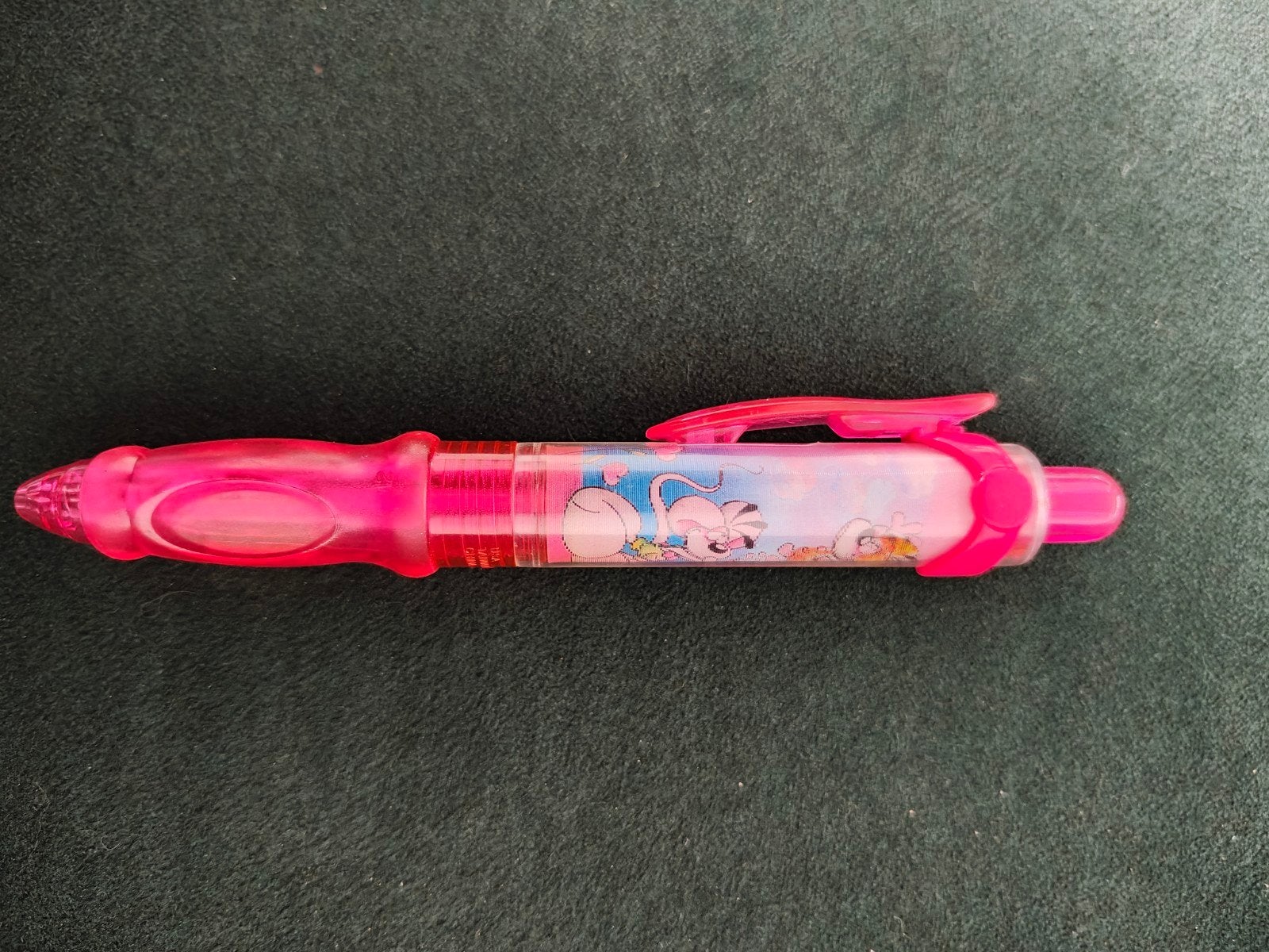 Vintage Diddl grote roze balpen origineel Depesche werkend, Collections, Enlèvement ou Envoi, Diddl, Comme neuf, Stylo, Crayon ou Feutre
