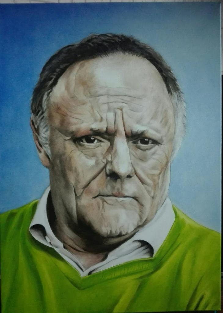 eigen olieverfwerk MARC VAN RAMST, Antiek en Kunst, Kunst | Schilderijen | Klassiek, Ophalen