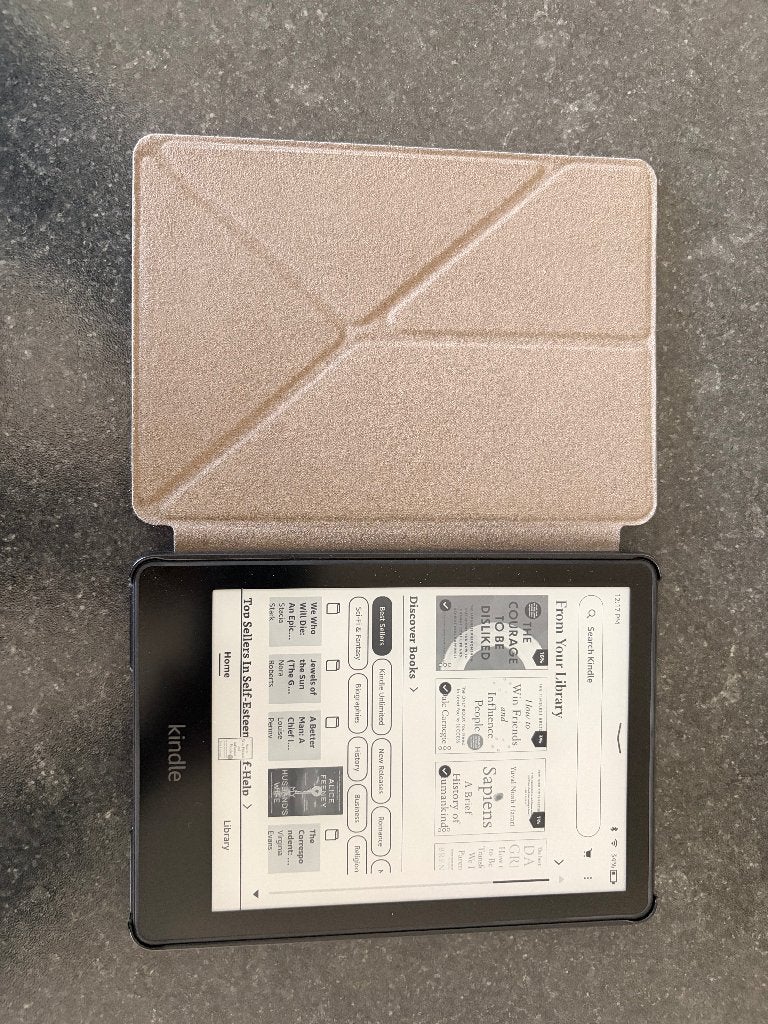Amazon Kindle Paperwhite 16GB USB-C + beschermhoes, Ophalen, Kindle, Zo goed als nieuw, 7 inch