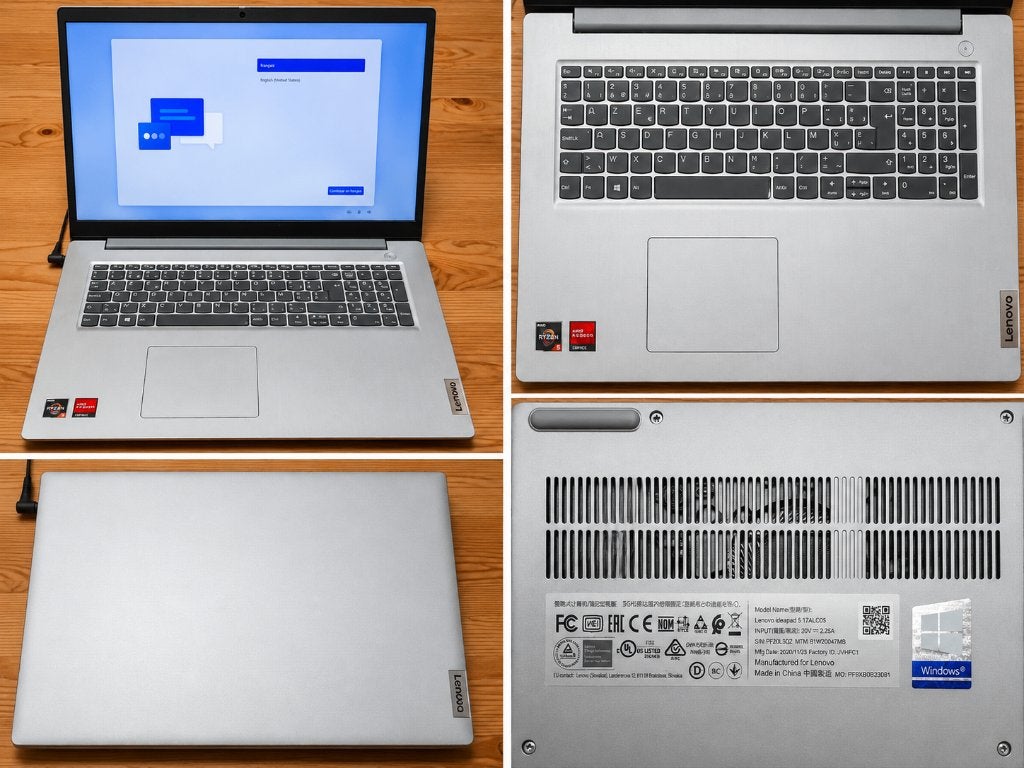 Lenovo IdeaPad 3 17" – SSD – Windows 11, 17 pouces ou plus, 8 GB, Enlèvement, Utilisé