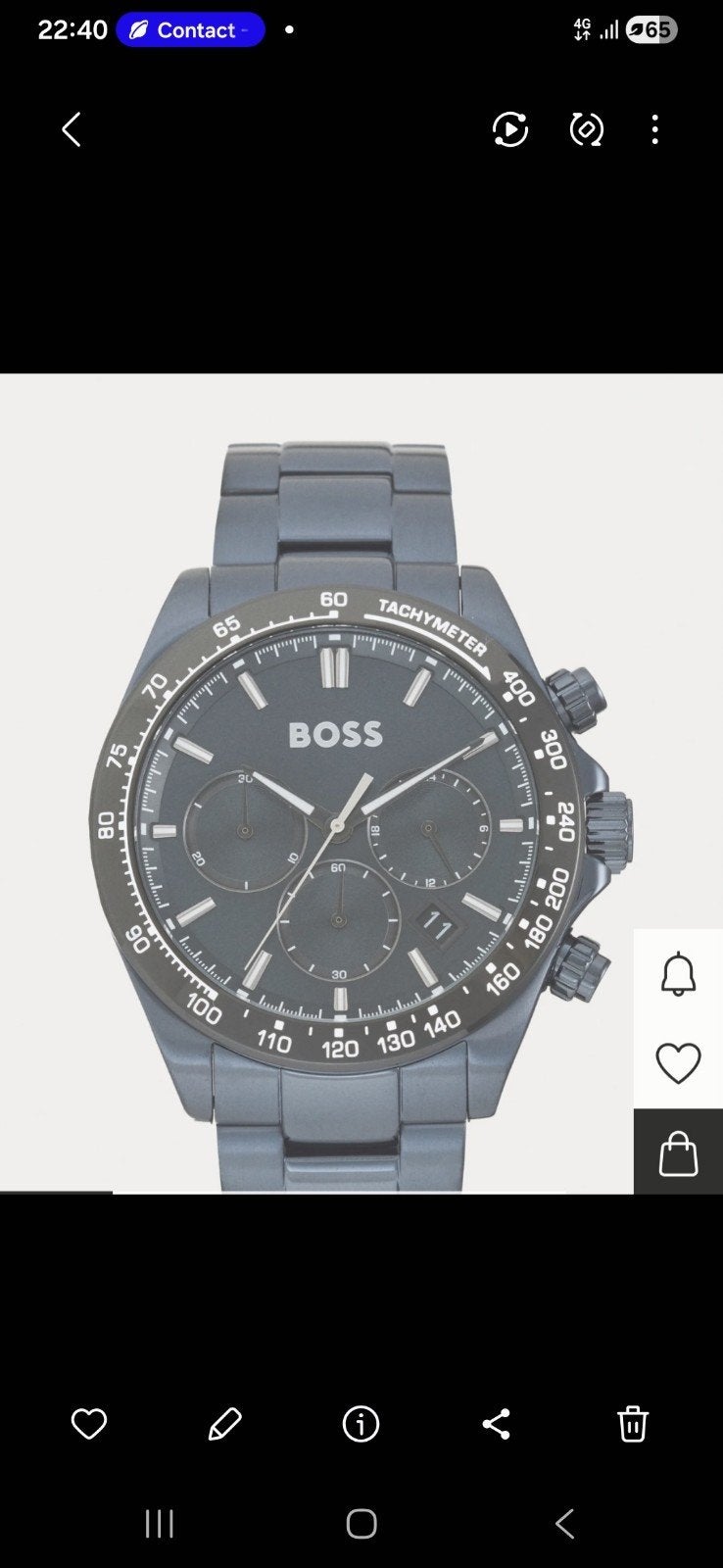 Montre boss, Handtassen en Accessoires, Horloges | Heren, Overige merken, Overige materialen, Polshorloge, Overige materialen