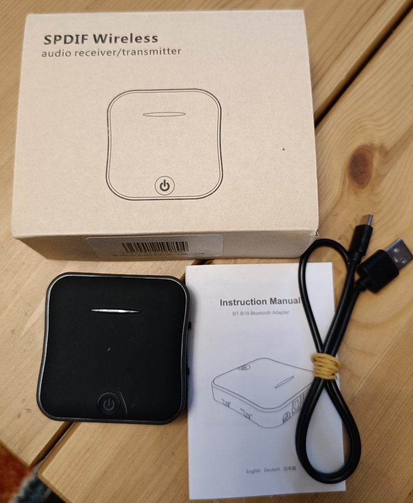 Émetteur Récepteur Bluetooth 5.0 Audio (SPDIF / Jack), Telecommunicatie, Zenders en Ontvangers, Ophalen of Verzenden, Zo goed als nieuw