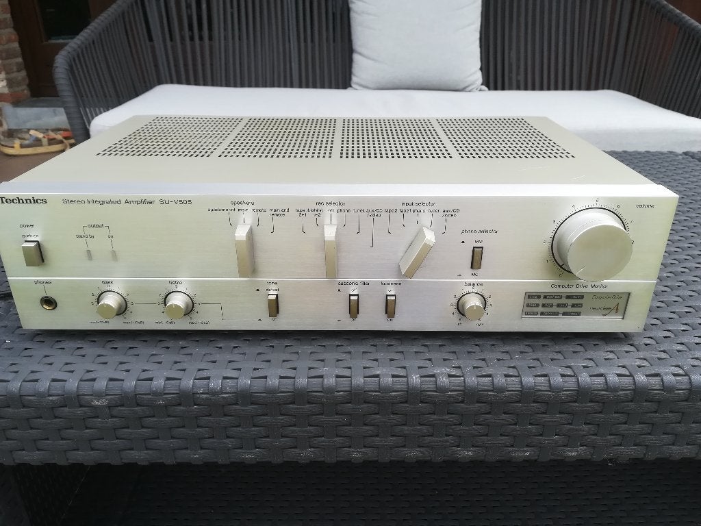 Technics versterker SU-V505, gereviseerd, als nieuw, Ophalen, Refurbished, Stereo, 60 tot 120 watt