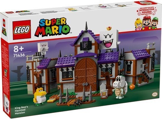 Lego Super Mario 71436 King Boo's spookhuis, Lego, Nieuw, Ophalen of Verzenden, Complete set