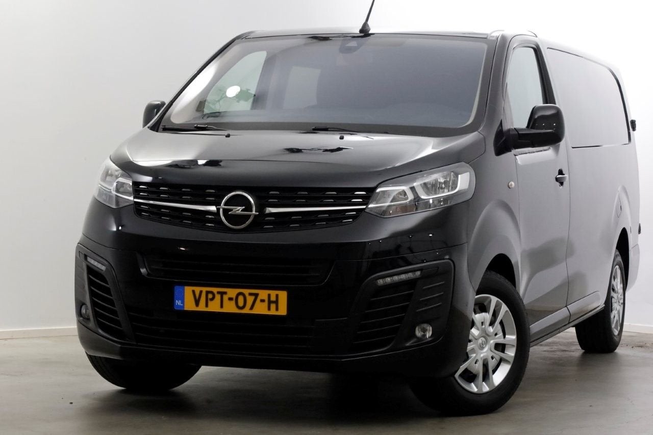 Opel Vivaro 2.0 CDTI 123pk L3H1 D.C. Edition Airco/Navi/Came, Auto's, Zwart, Parkeersensor, Bedrijf, Onderhoudsboekje