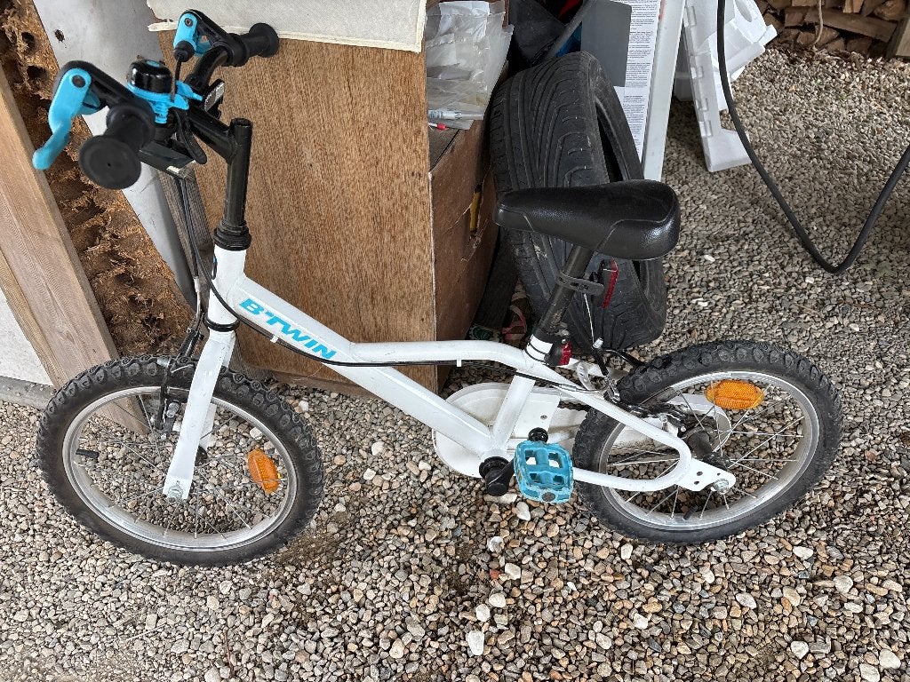 Kinderfiets 16 inch, Ophalen, Gebruikt, 16 tot 20 inch, B-Twin