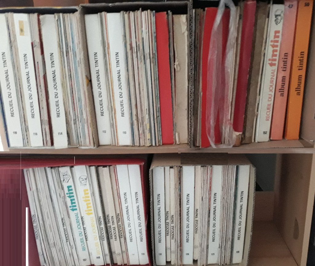 Tintin, gros lot de magazines, Collections, Personnages de BD, Tintin, Enlèvement ou Envoi