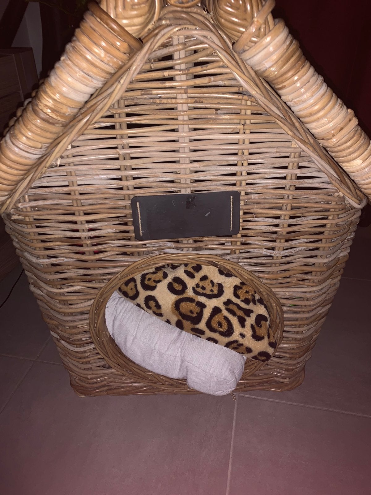 Kwaliteit Rotan Honden/ katten huisje, Enlèvement, Comme neuf
