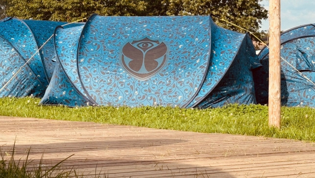 Tente officielle TOMORROWLAND Edition 20 ans, Caravanes & Camping, Tentes, Enlèvement, Comme neuf