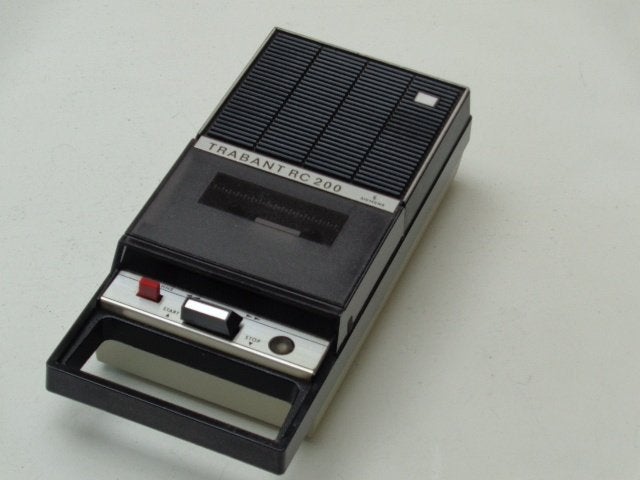 Cassette Recorder SIEMENS Model RC 200 TRABANT uit 1971, Audio, Tv en Foto, Cassettedecks, Ophalen of Verzenden, Enkel, Overige merken