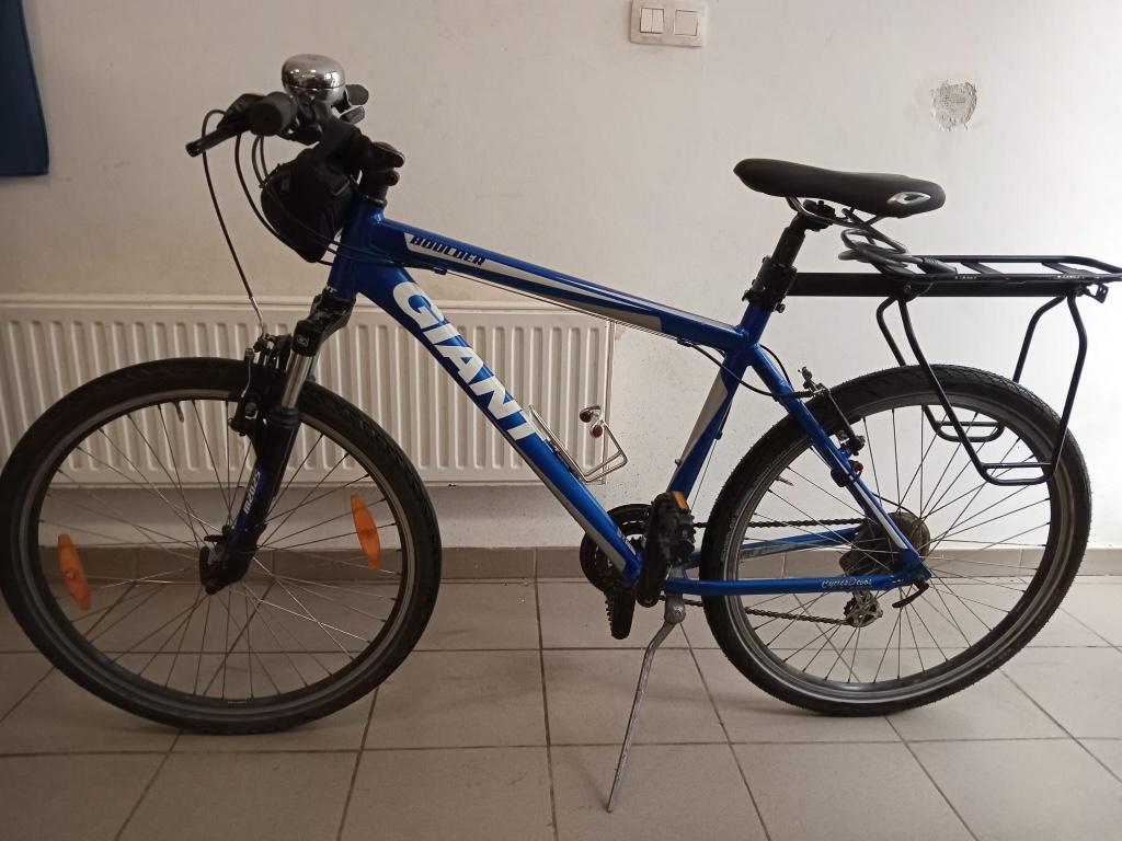 Giant boulder blue mountainbike (M) +  bespreekbare prijs., Fietsen en Brommers, Ophalen, Gebruikt, Giant, Versnellingen
