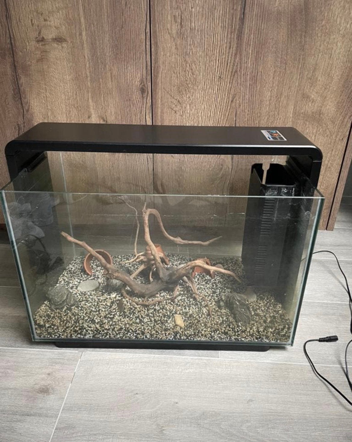Aquarium superfish home 60+materiaal, Dieren en Toebehoren, Reptielen en Amfibieën | Toebehoren, Ophalen, Zo goed als nieuw