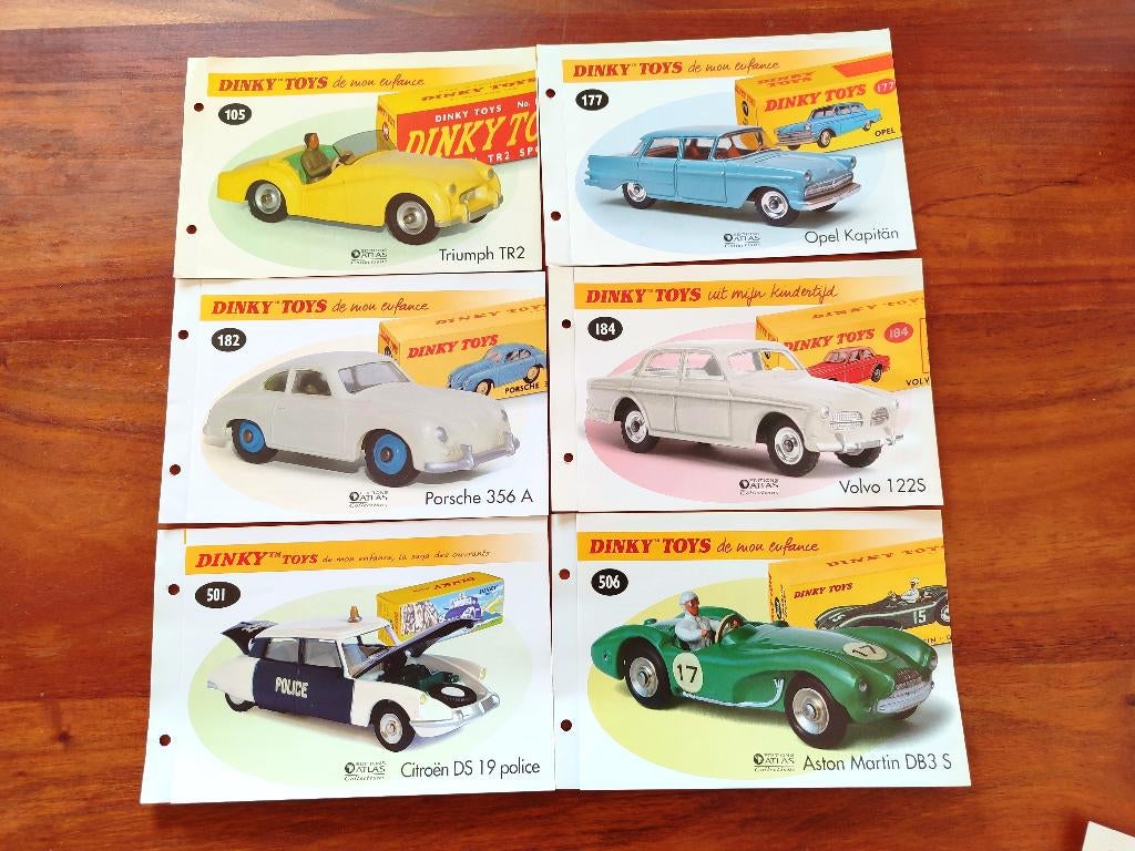 Lot 05 _ Dinky ATLAS _ 6 technische specificaties, Ophalen of Verzenden, Zo goed als nieuw, Overige typen, Dinky Toys