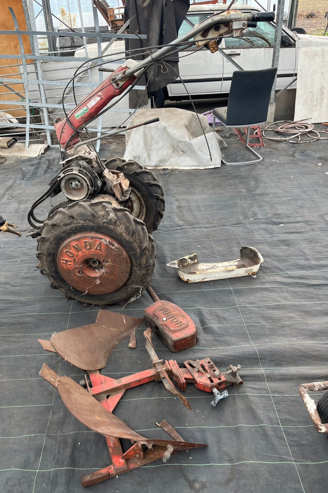Motoculteur Honda F800 - voor onderdelen, Jardin & Terrasse, Enlèvement, Utilisé