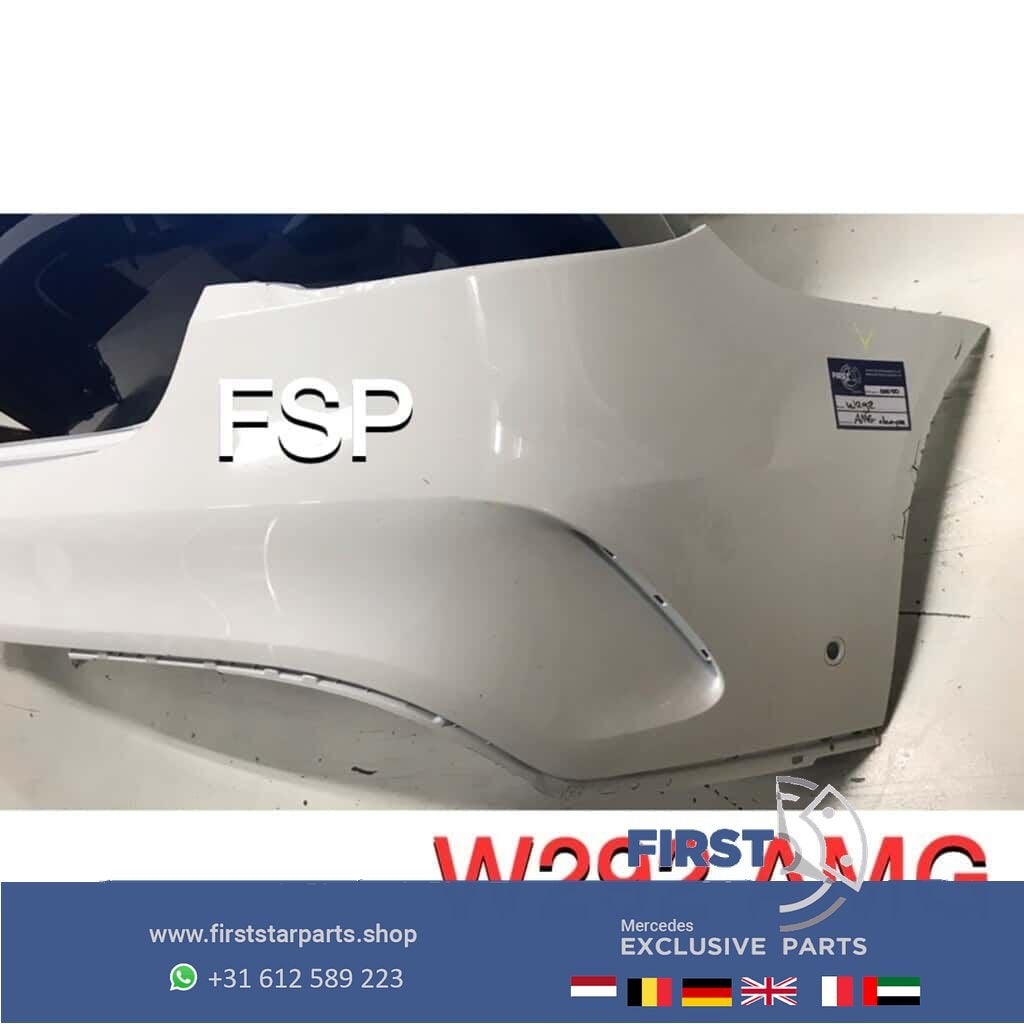 W292 GLE Coupé AMG Achterbumper wit 292 origineel Mercedes, Arrière, Utilisé, -, -