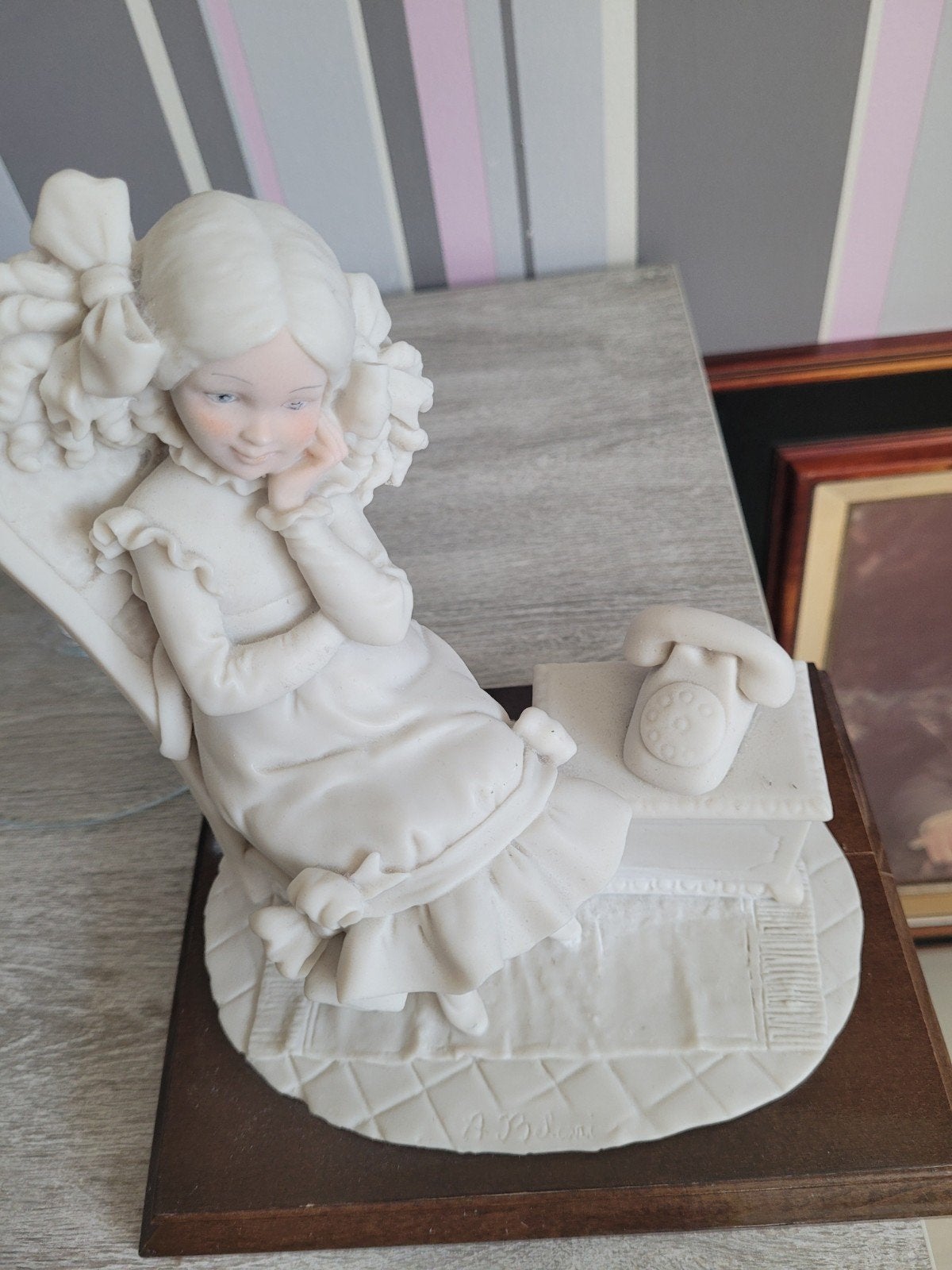 Statue de grande qualitee signee balgari sculpteur italien, Enlèvement