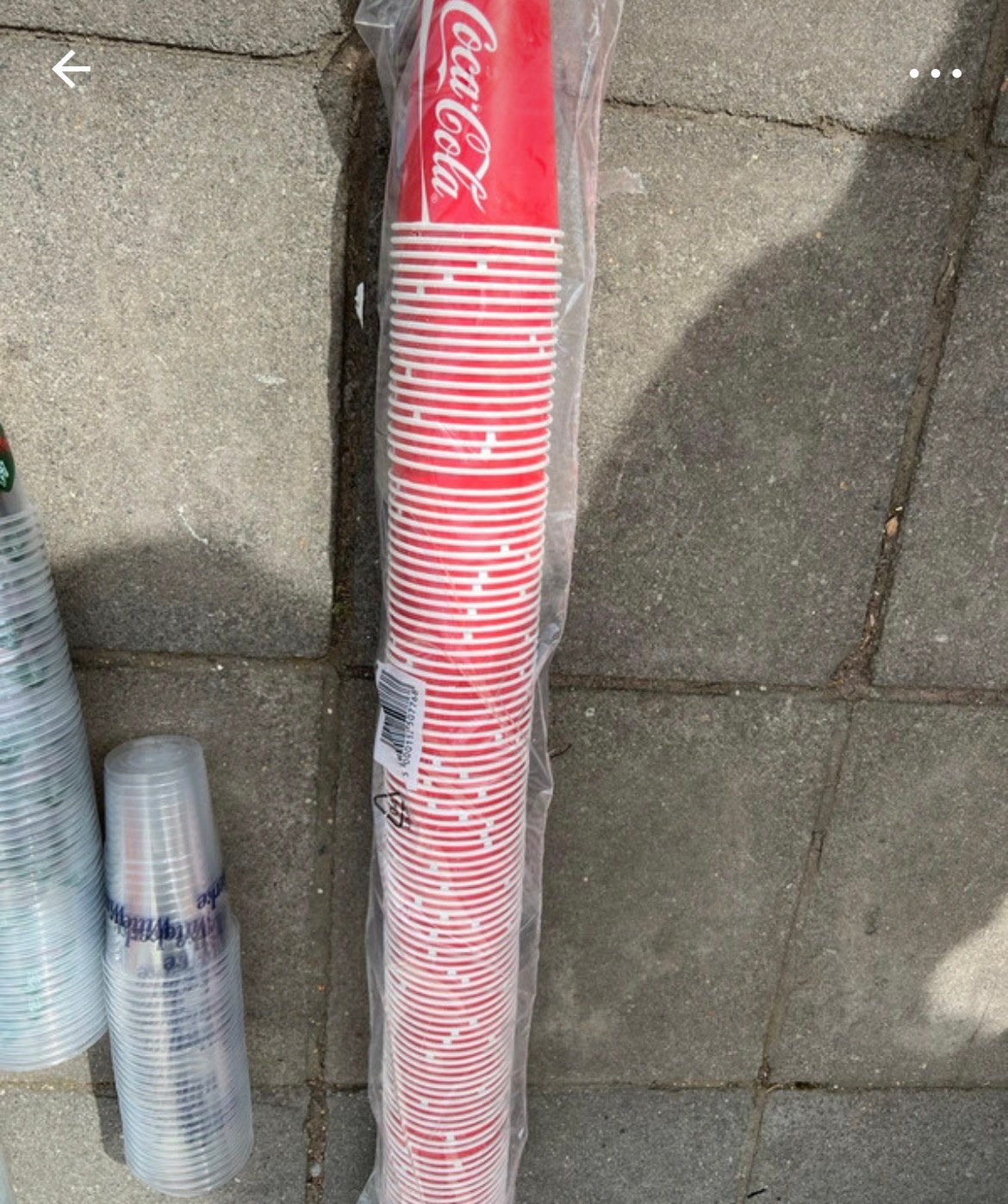 Groot lot plastic bekers van 25cl en 33cl, Ophalen, Zo goed als nieuw