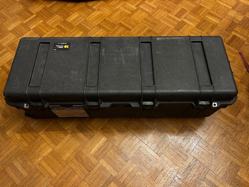 Valise de transport étanche Peli 1740 Longue Protector, 35 à 45 cm, 70 cm ou plus, Plastique dur, Enlèvement