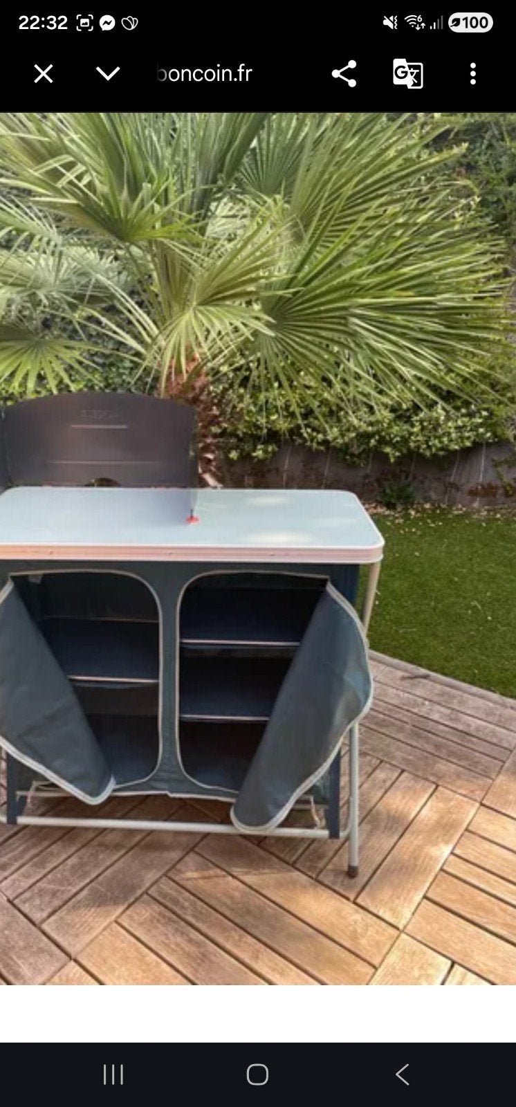 Keuken camping, Ophalen