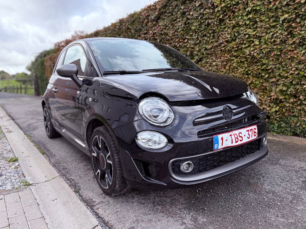Fiat 500S 1.2 69 pk – 2017 – Schadevoertuig, Autos, Achat, Euro 6, Boîte manuelle, Berline