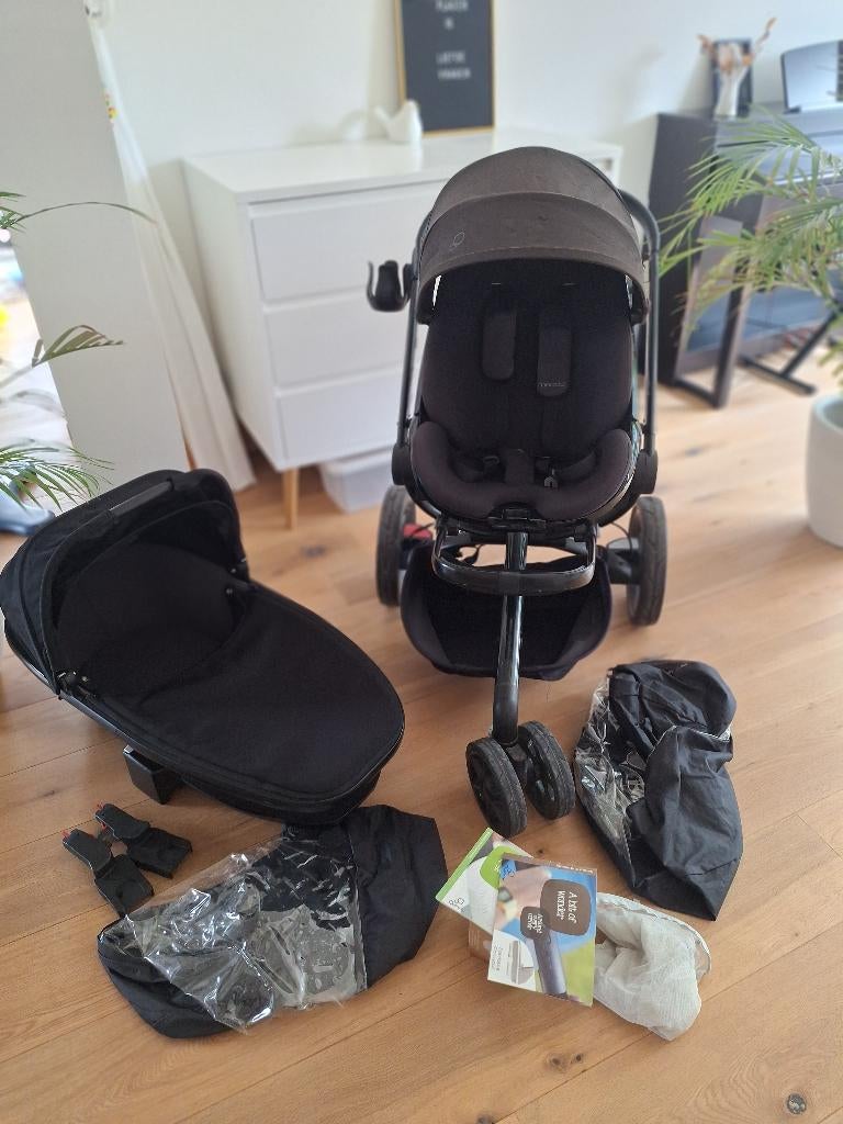 Koets - buggy - kinderwagen, Kinderen en Baby's, Gebruikt, Quinny, Verstelbare duwstang, Ophalen