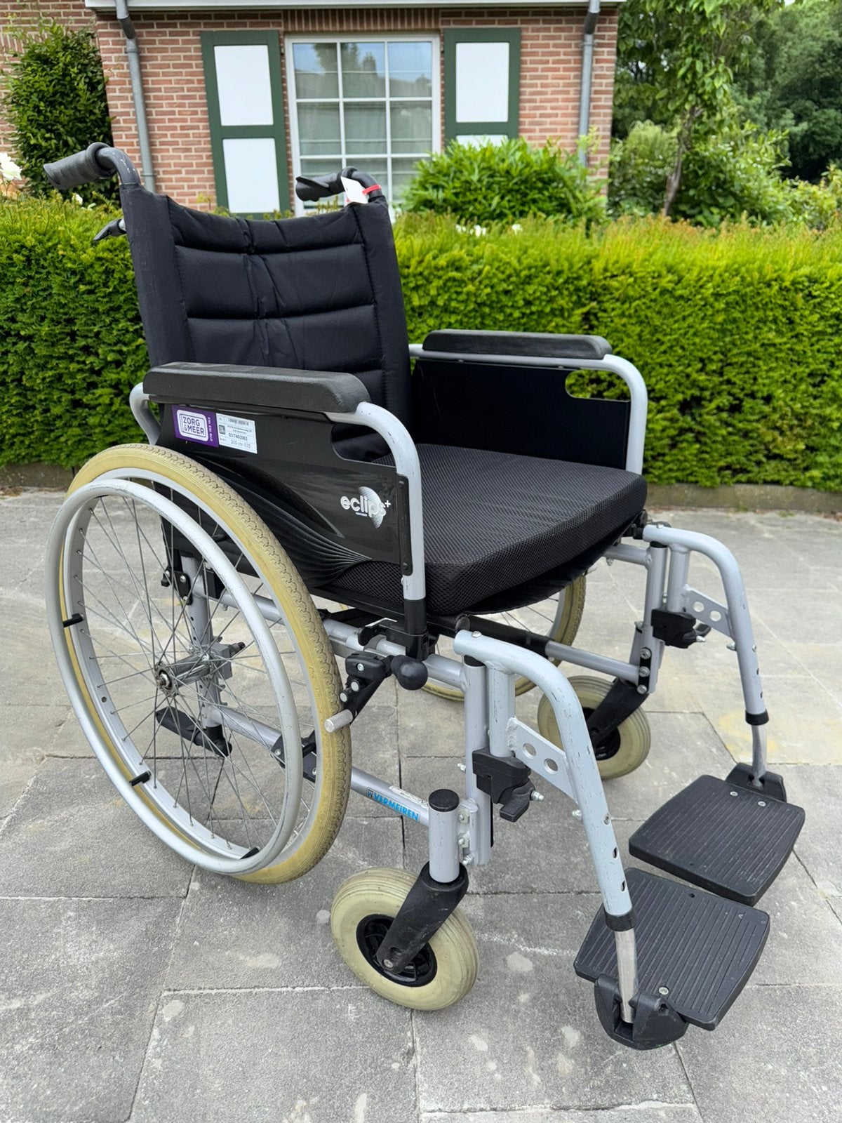 Chaise roulante pliable Vermeiren Eclips+ Fauteuil roulante, Divers, Enlèvement ou Envoi, Comme neuf