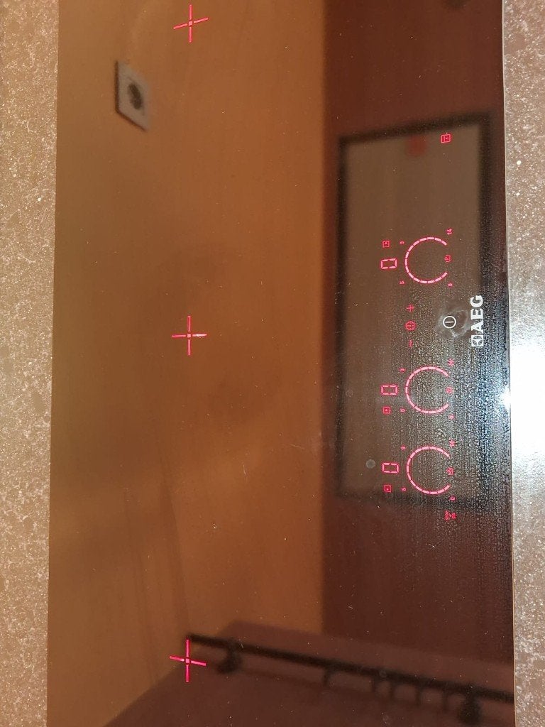 EAG, Elektronische apparatuur, Fornuizen, Ophalen, 4 kookzones, Zo goed als nieuw, Inbouw