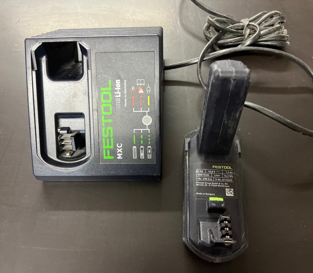 Chargeur et batterie Festool pour visseuse, Enlèvement, Utilisé