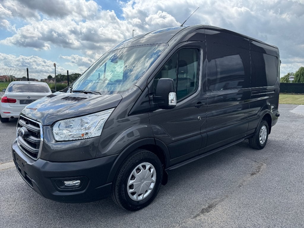 Ford Transit L3H2 1st eig ohboek camera navi trekhaak, Voorwielaandrijving, Dealer onderhouden, Stof, 1995 cc