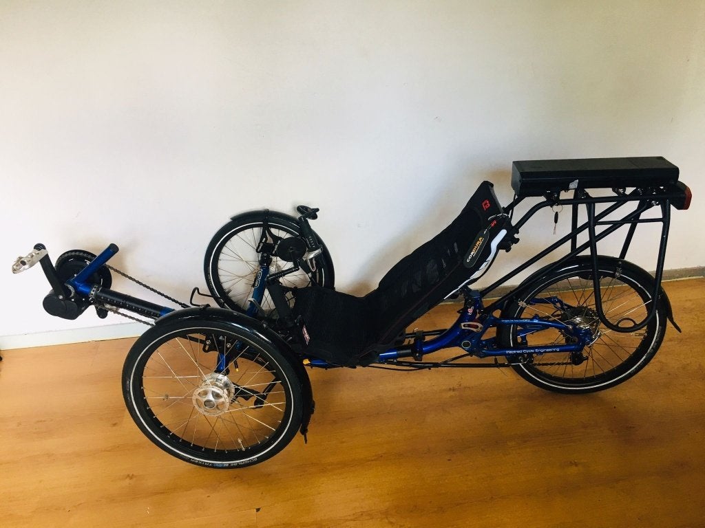Te koop: E- Driewielfiets/ Ligfiets Ice trike sprint RS, Ophalen of Verzenden