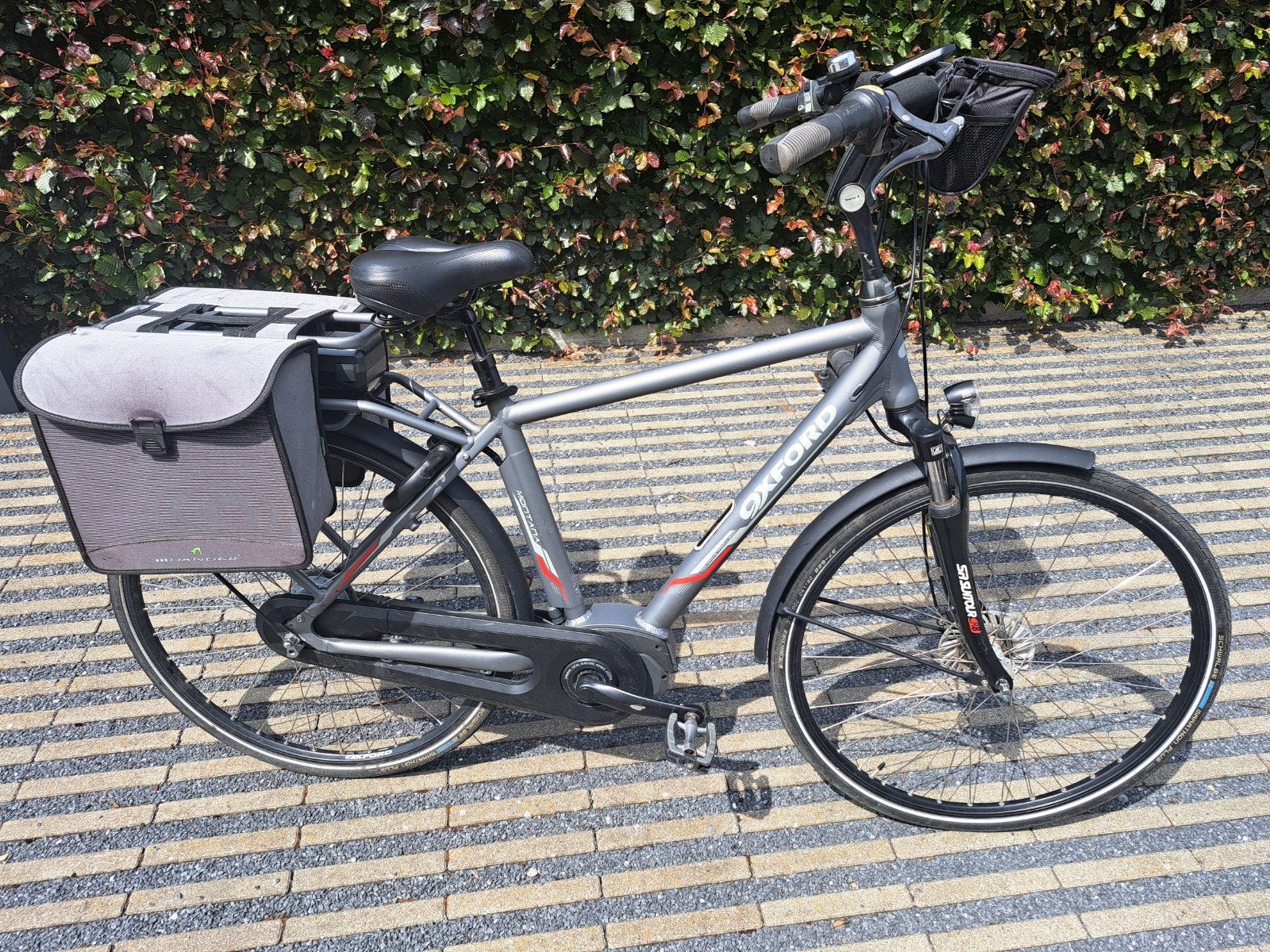 Elektrische herenfiets Oxford, Ophalen