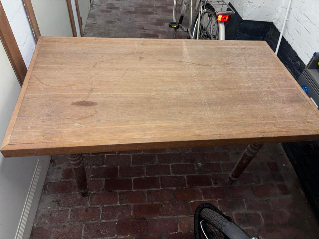 Table en chêne, Antiquités & Art, Antiquités | Meubles | Tables, Enlèvement