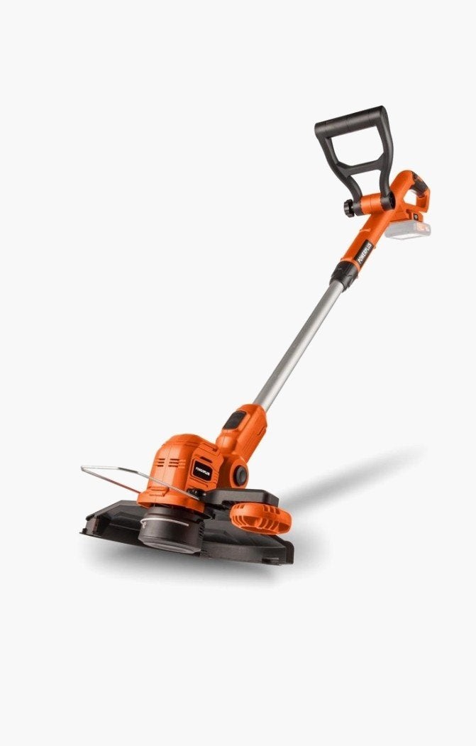 Kanten maaier powerplus zonder accu, Tuin en Terras, Cirkelmaaier, Minder dan 30 cm, Accu-grasmaaier, Zo goed als nieuw