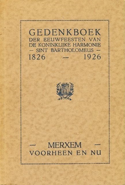 (g101) Merxem voorheen en nu, gedenkboek, 1980, Boeken, Ophalen of Verzenden, Gelezen