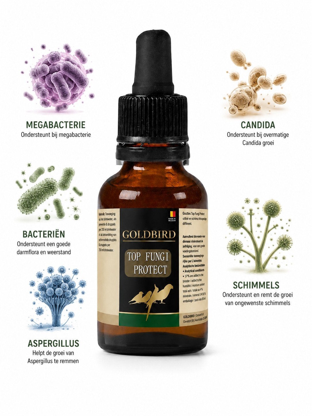 Goldbird Protector - Top Fungi Protect 50ml, Dieren en Toebehoren, Ophalen, Nieuw, Eten en Drinken