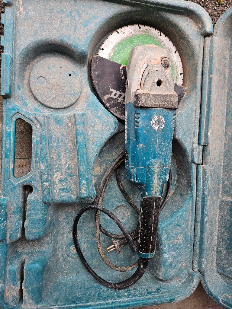 Makita Slijpmachine, Doe-het-zelf en Bouw, Gereedschap | Slijpmachines, Ophalen, Gebruikt, 1000 watt of meer, Haakse handslijpmachine