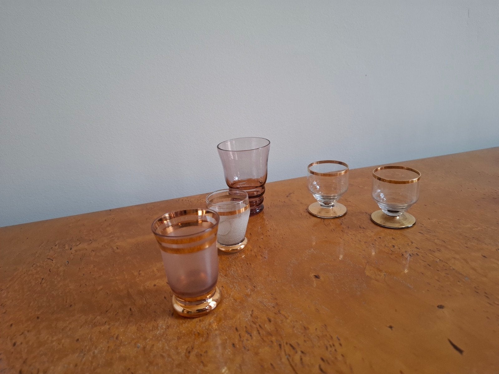 vintage borrelglaasjes tussen 5 en 6 cm, Verzamelen, Ophalen